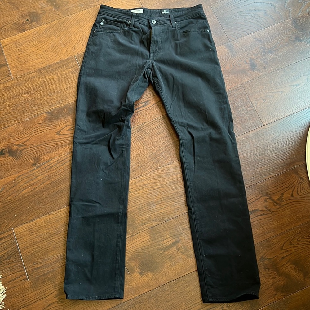 Men’s AG graduate black jeans 34x36